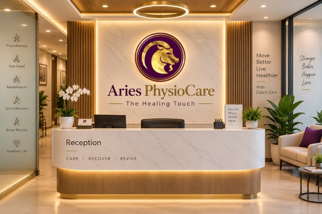 Aries PhysioCare Flagship Clinic - The Healing Touch Reception
