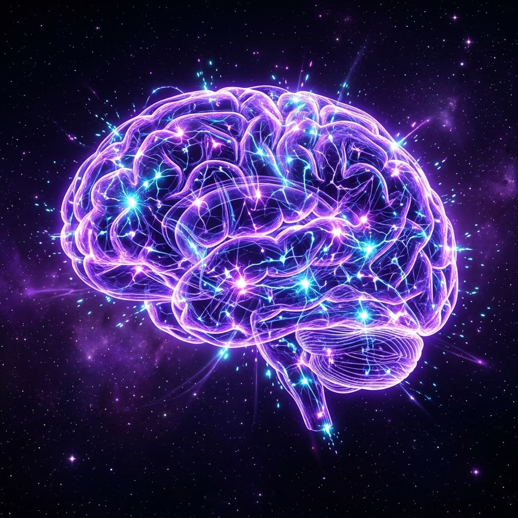 Neuroplasticity brain glow