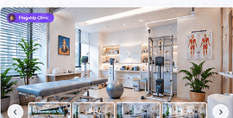 Aries PhysioCare Borivali West Clinic Entrance & Reception Suite