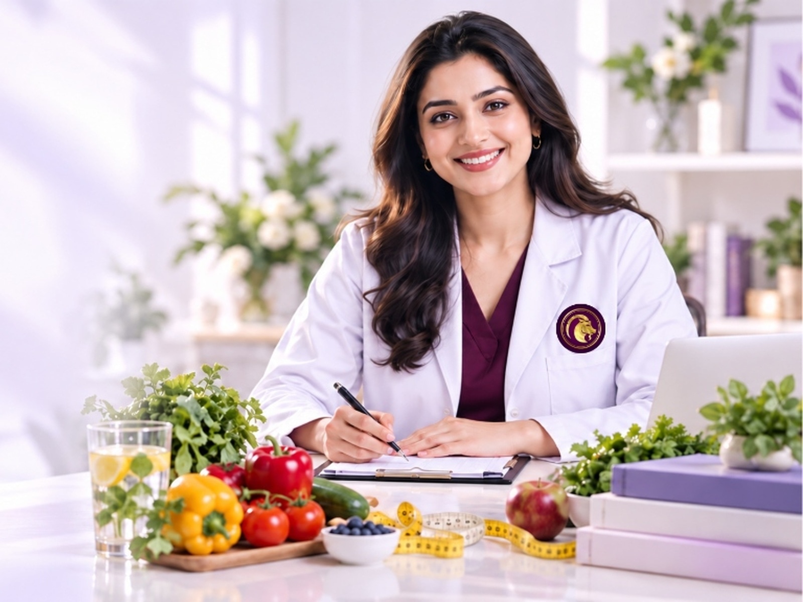 Clinical Dietician Consultation at Home with Aries Emblem